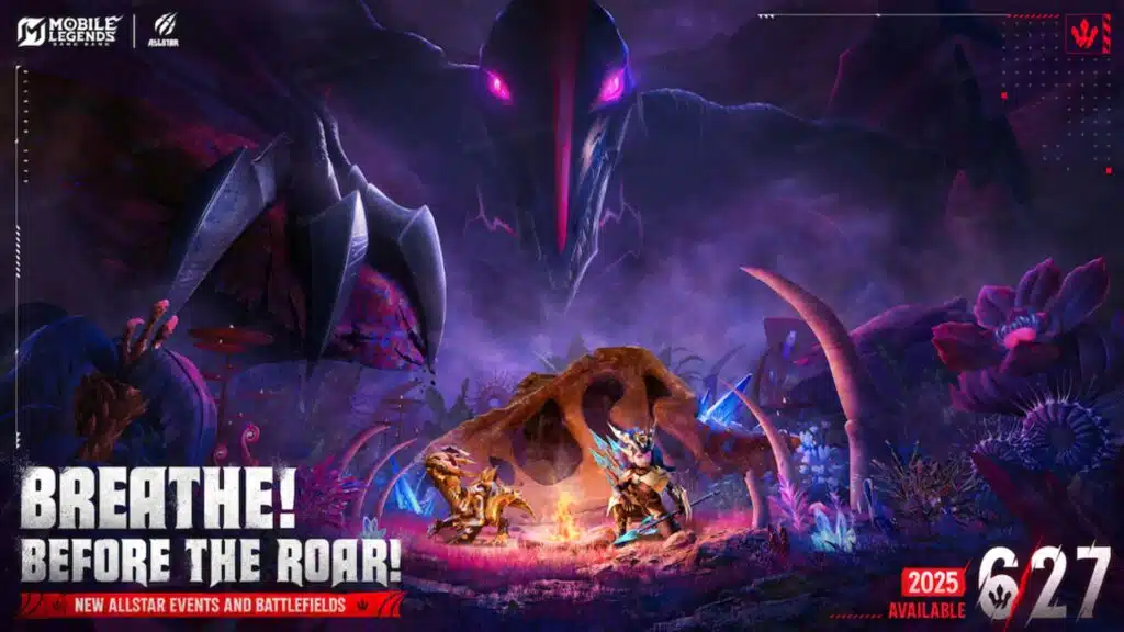 Mobile Legends: Bang Bang ALLSTAR event transforms battlefield with dinosaur-inspired elements
